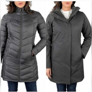 Kirkland Signature Ladies 3-In-1 heather grey, (2X)